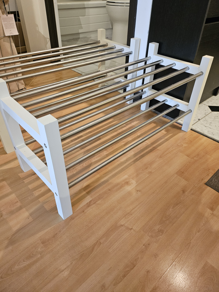 IKEA TJUSIG Shoe rack White