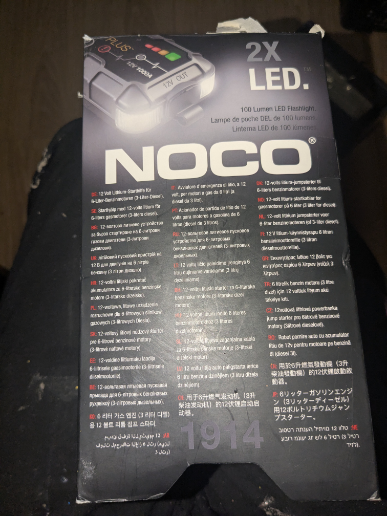 NOCO GB40 Boost Plus UltraSafe Jump Starter 12V 1000A - photo 2