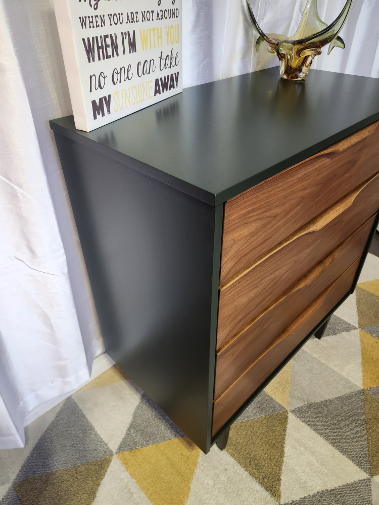 Mid-Century Modern Four-Drawer Chest - photo 2