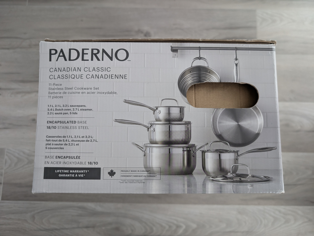 Paderno 11pc Stainless Steel Cookware Set - BNIB - photo 2