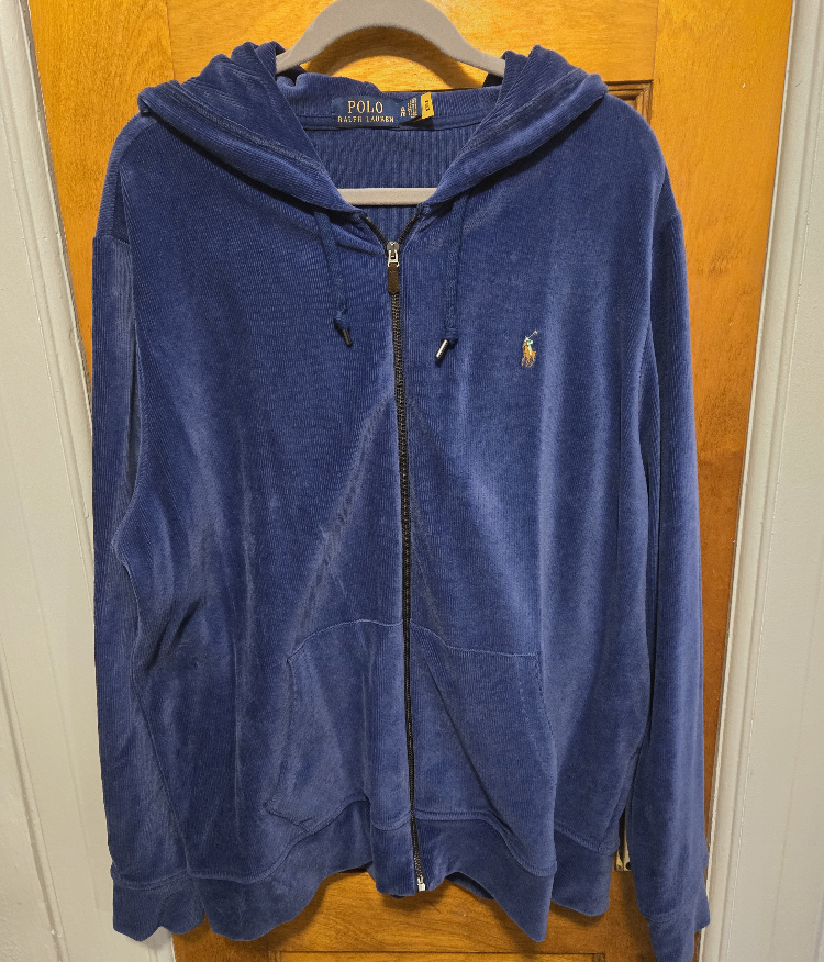 Men's Polo Ralph Lauren Corduroy Zip-Up Hoodie