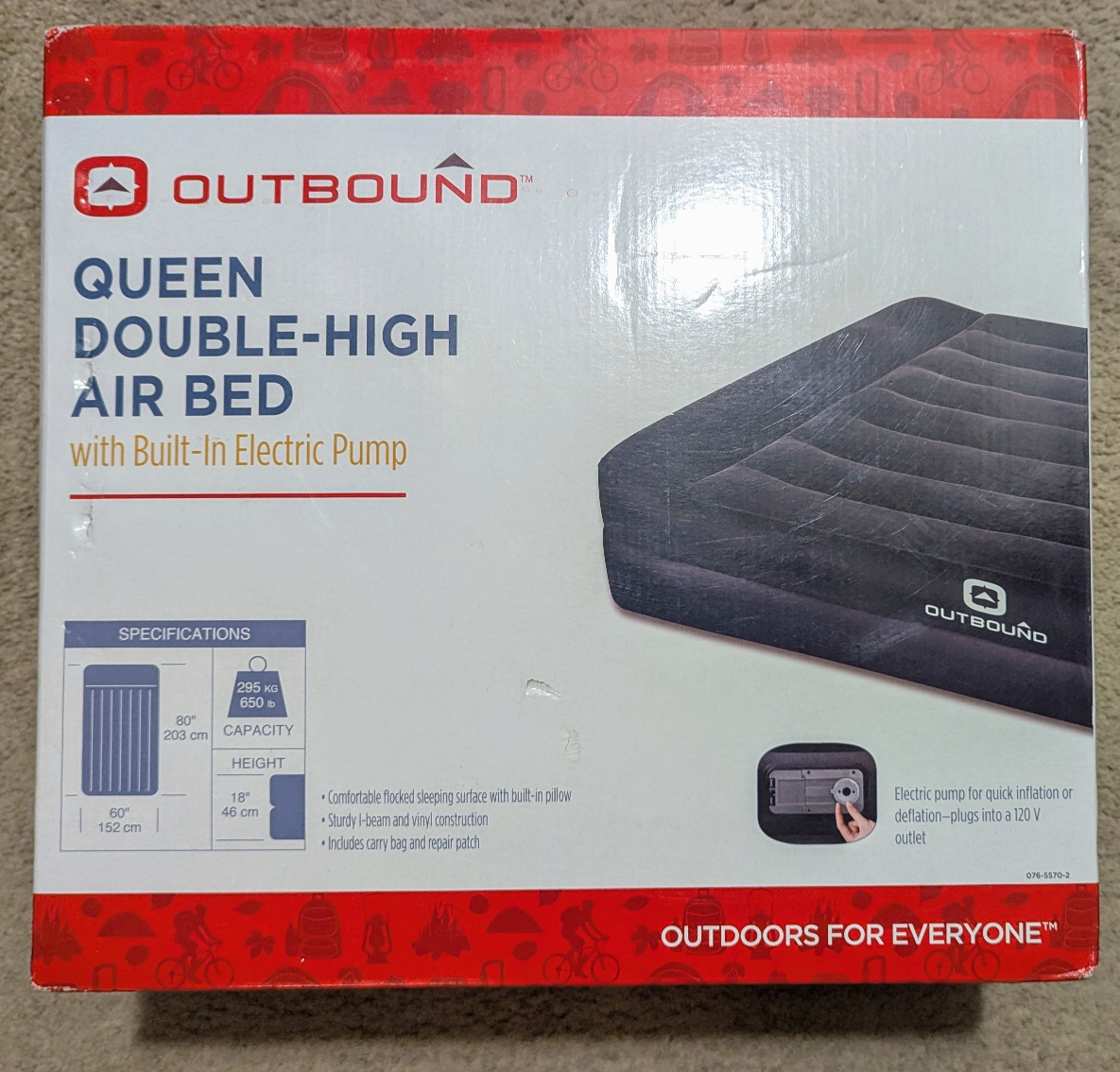 Queen Double-High Air Bed