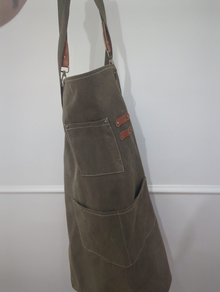 canvas apron