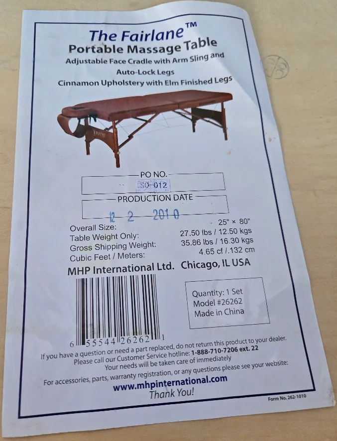 Portable Massage Table image indicator(2)