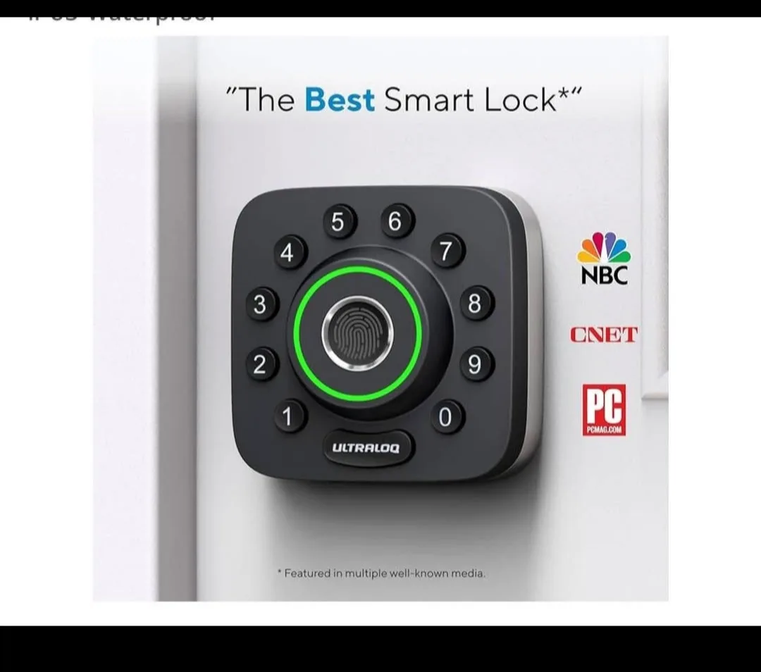 ULTRALOQ Smart Keypad Deadbolt - Black image indicator(4)