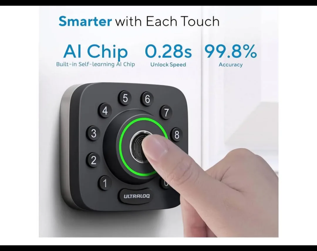 ULTRALOQ Smart Keypad Deadbolt - Black image indicator(5)