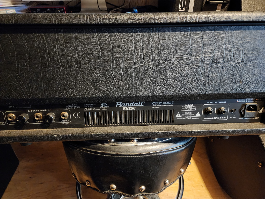Randall RH250 250-Watt Guitar Amplifier - photo 2