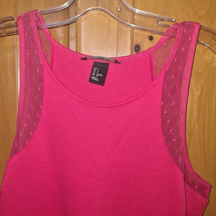 🏈H&M Red Sleeveless Dress Size Small🏈 image indicator(3)