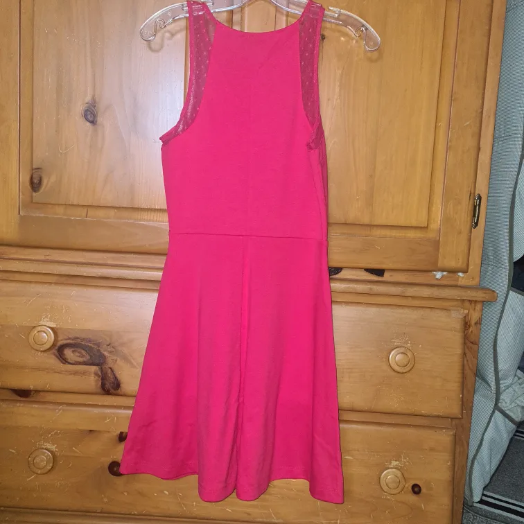 🏈H&M Red Sleeveless Dress Size Small🏈 image indicator(5)