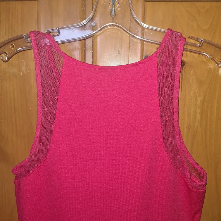 🏈H&M Red Sleeveless Dress Size Small🏈 image indicator(6)