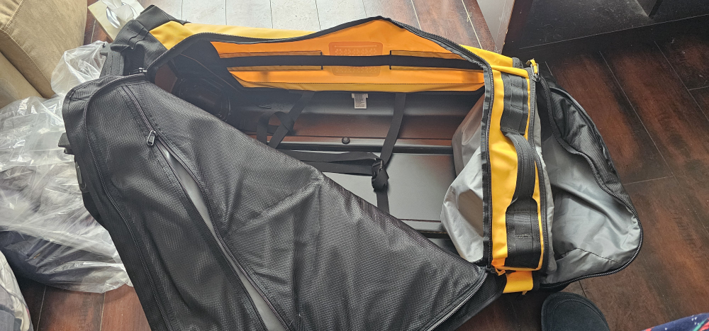 The North Face Rolling Duffel Bag - Yellow/Black - photo 4