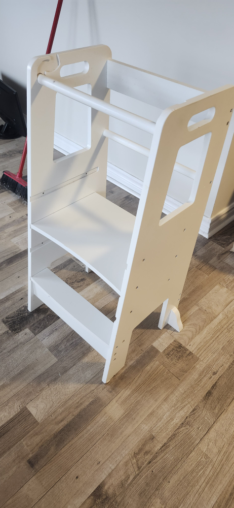 White Wooden Learning Tower