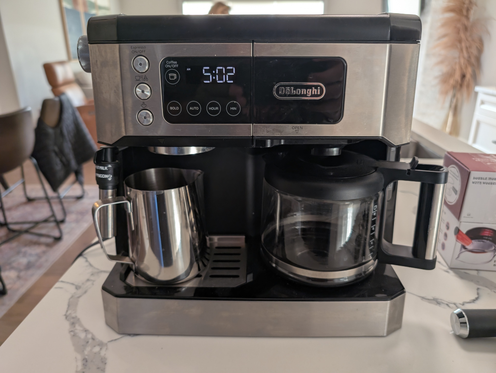 DeLonghi Combination Coffee Maker and Espresso Machine