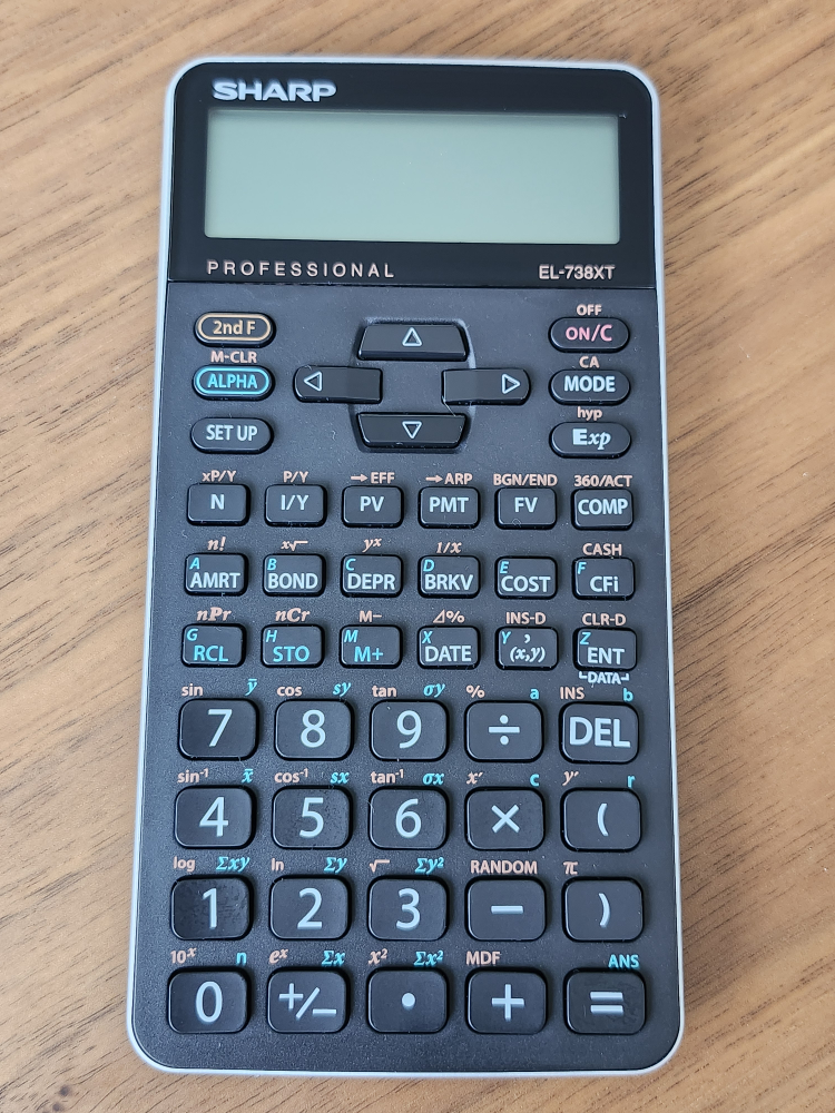 Brand New - Sharp EL-738XT Financial Calculator - photo 2