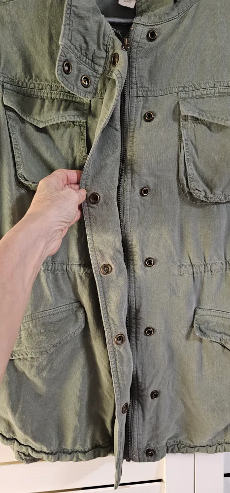 CASLON Olive Green Utility Vest - Size M image indicator(4)