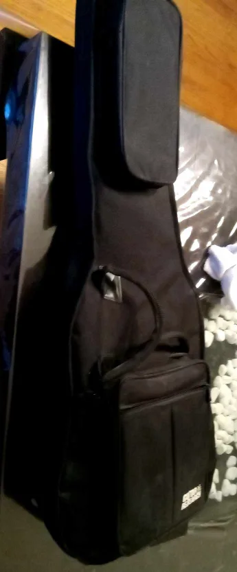 Blue Squier Electric Guitar with Gig Bag image indicator(3)