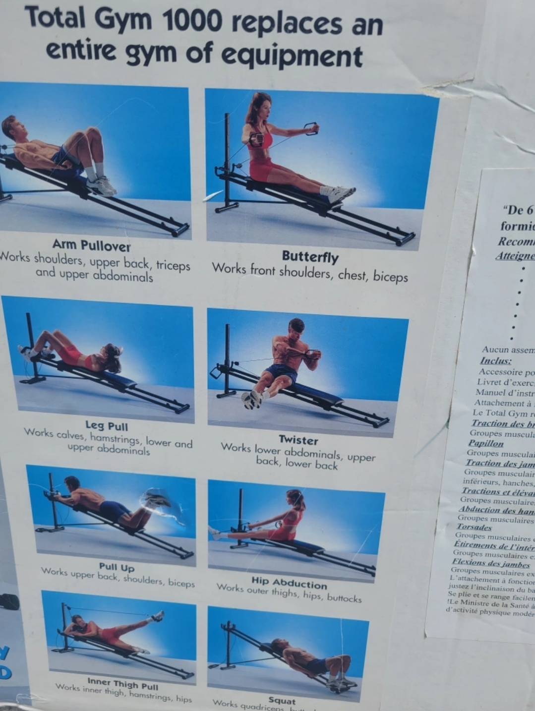 PARTS for Total Gym 1000 - photo 2