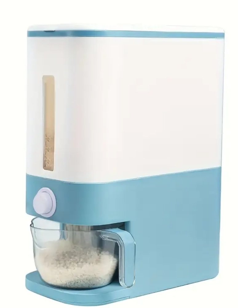 Automatic Rice Dispenser - Blue and White - photo 4