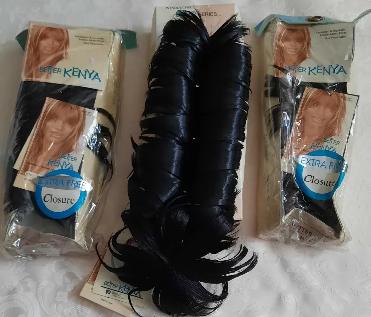 Three Packs Better Kenya Extra Free Closure Hair Extensions image indicator(3)