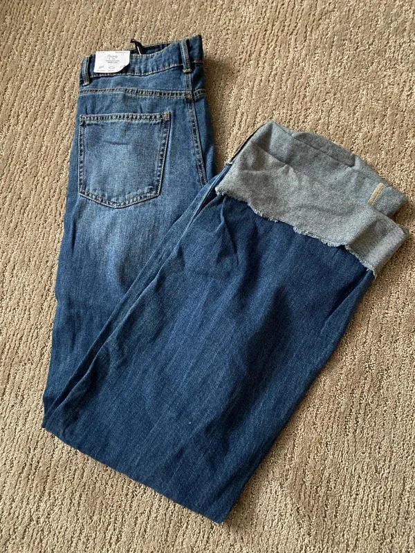 Bluenotes Flowfinity Super High Rise Wide Leg Jeans - 4L 27W image indicator(4)