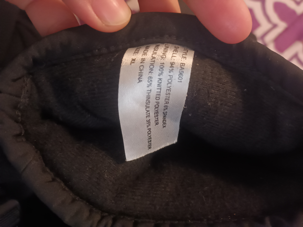 Baleno Mens XL Black Ski Gloves - photo 3