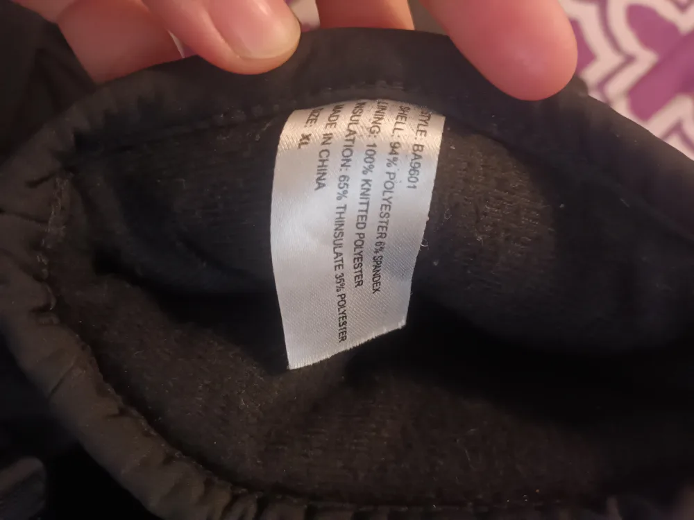 Baleno Mens XL Black Ski Gloves image indicator(3)