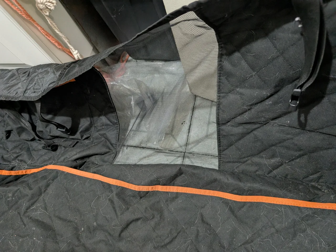 Car seat cover for back seat, pet image indicator(2)