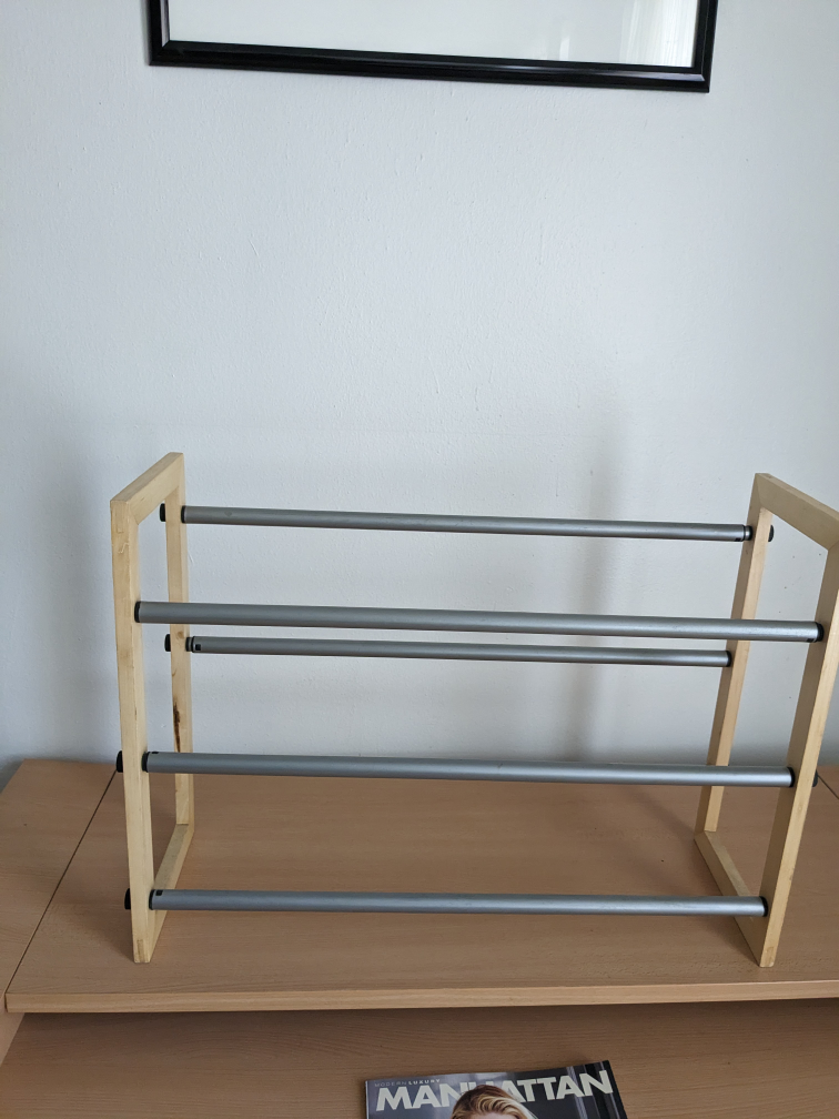 Wood Expanding Shoe Rack
