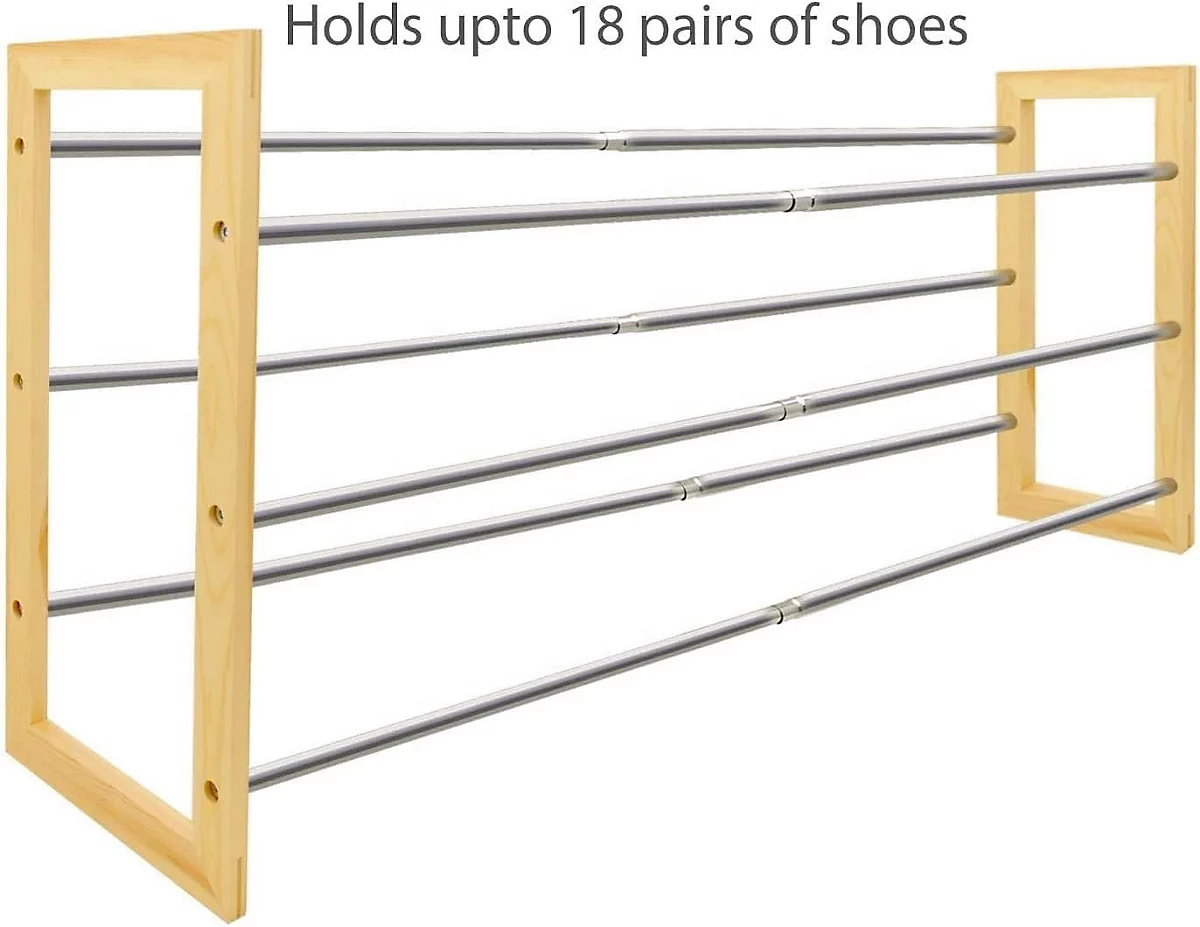 Wood Expanding Shoe Rack - photo 3