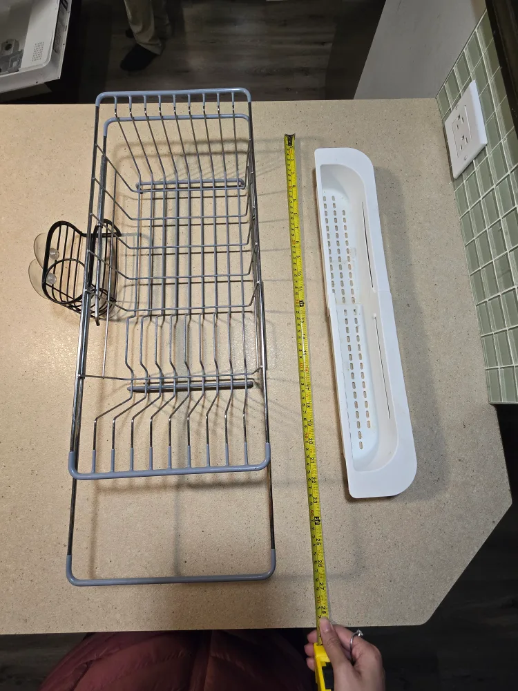Dish Rack + Extendable cutlery holder + Sink caddy thumbnail