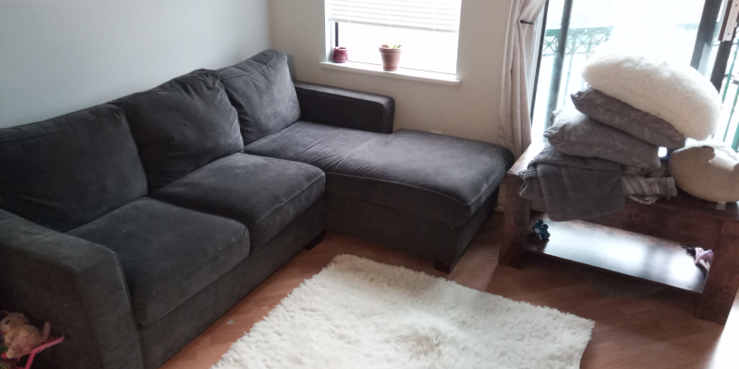 Dark Grey Sectional Sofa - photo 2