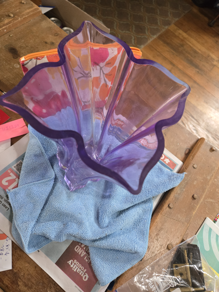 Purple Glass Vase