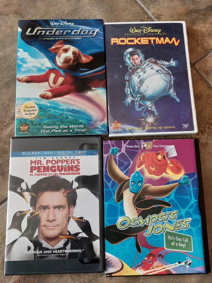 DVD cartoons/ kids movies 0.50 cent each image indicator(6)