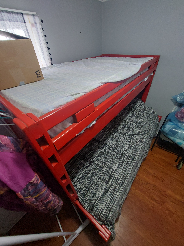 Red Twin over Full Bunk Bed - photo 3
