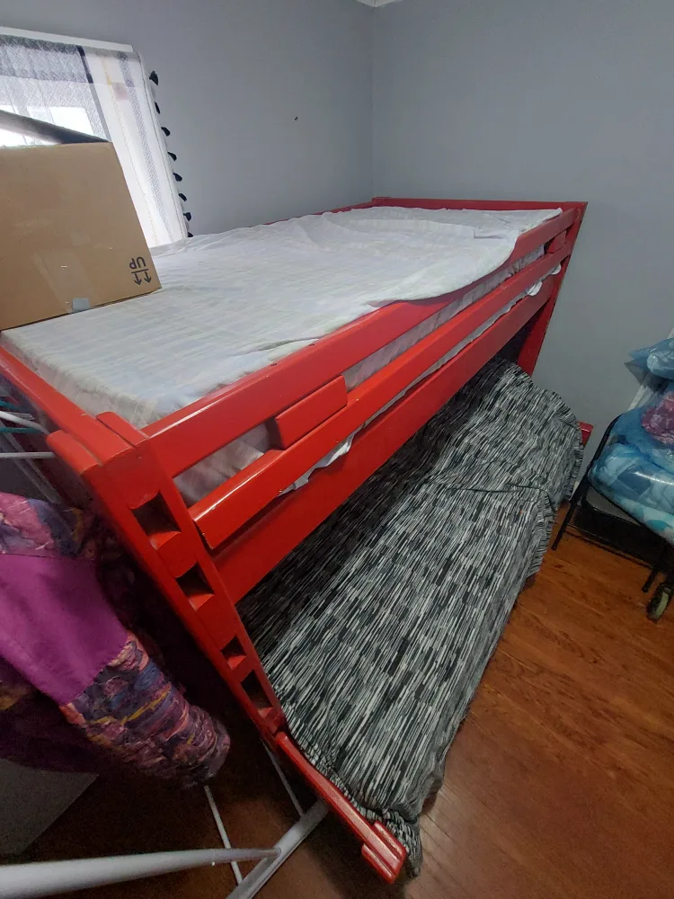 Red Twin over Full Bunk Bed image indicator(3)