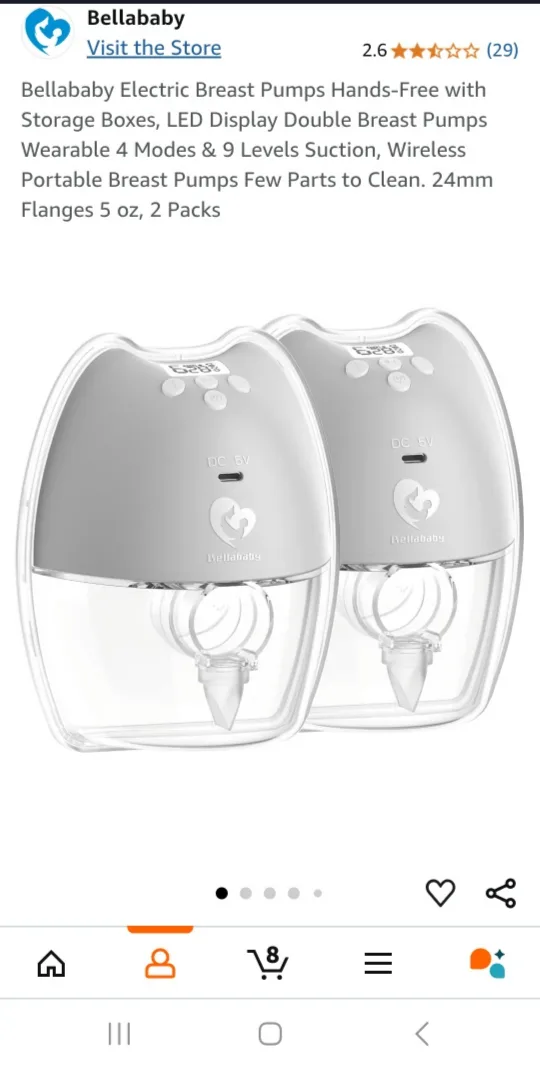 Electric breast pump image indicator(2)
