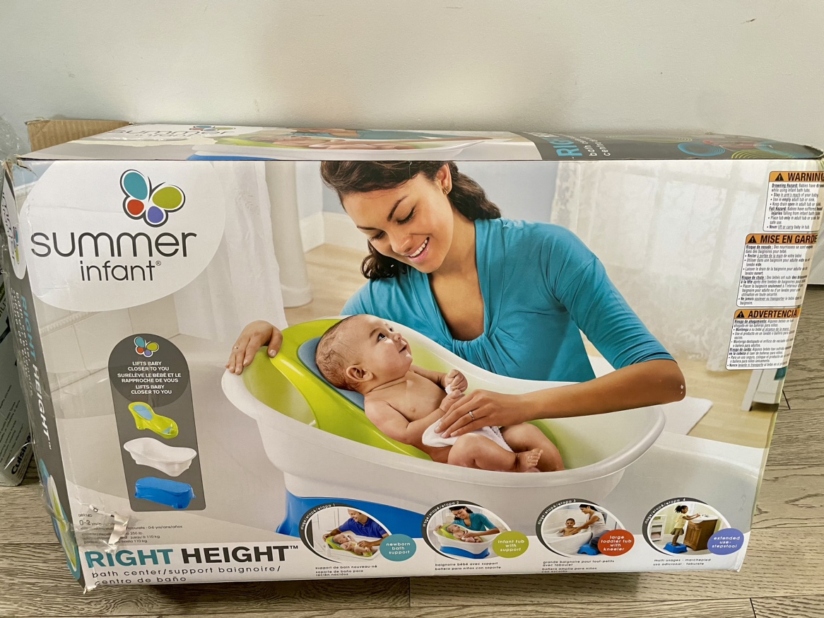 Summer infant right height bath