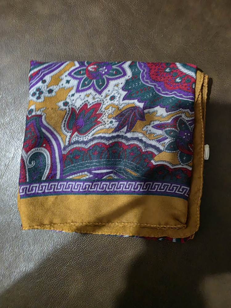 #Freecycle Vintage Silk Scarf