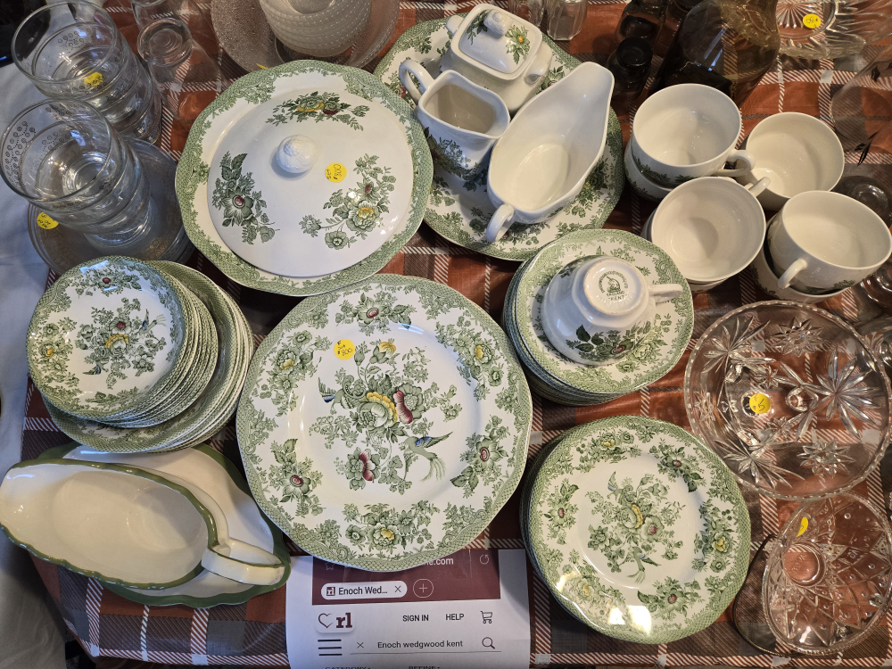 Vintage Enoch Wedgwood Tunstall Kent Dishes