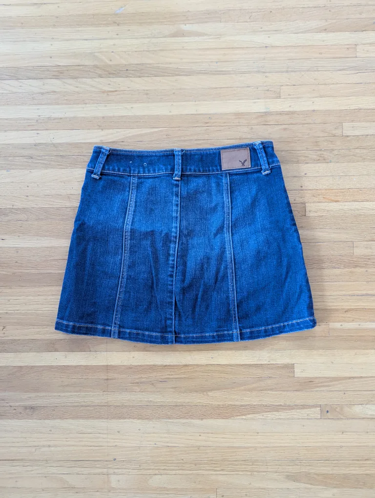 American Eagle Outfitters Denim Mini Skirt image indicator(2)