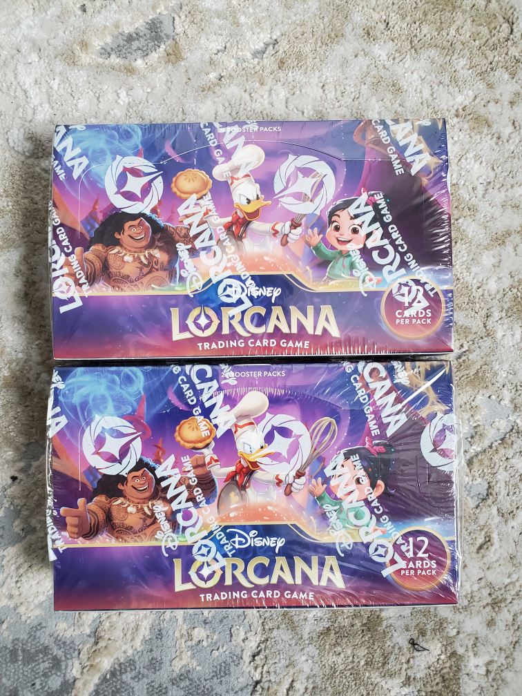 disney Lorcana Trading Card Game Booster Boxes