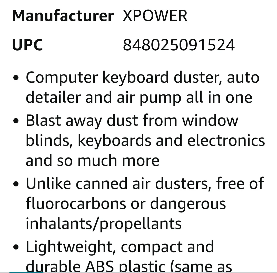 XPOWER Airrow Pro Electric Duster image indicator(3)