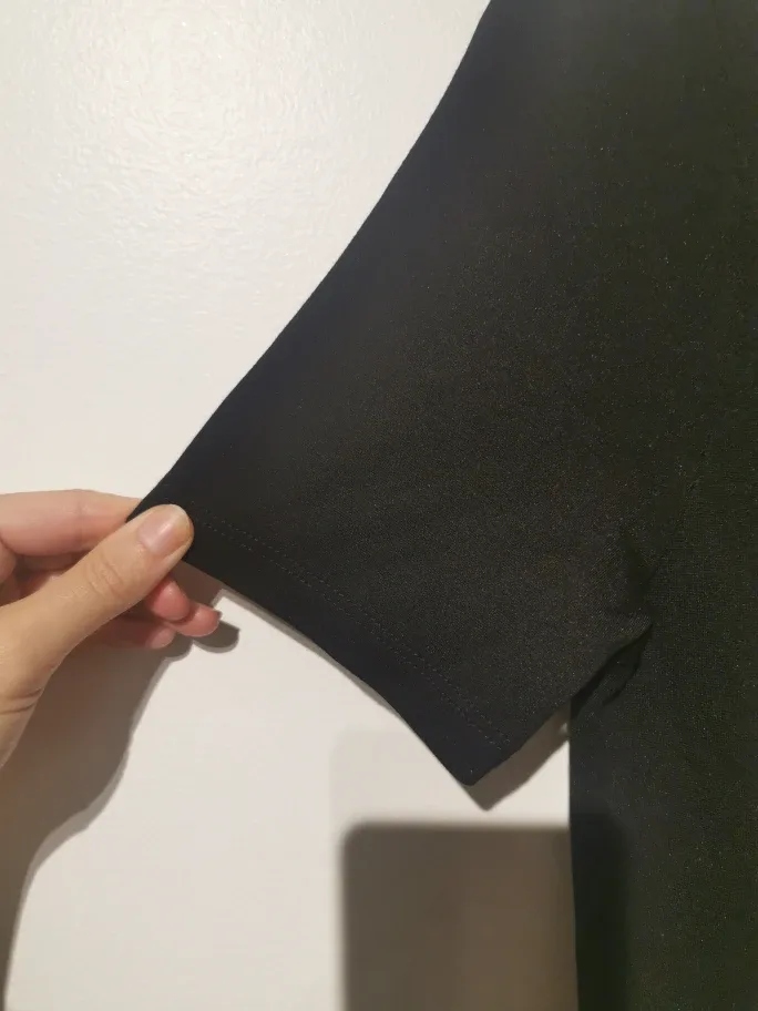 Club Monaco Black Asymmetrical Midi Dress - Size M/M image indicator(4)