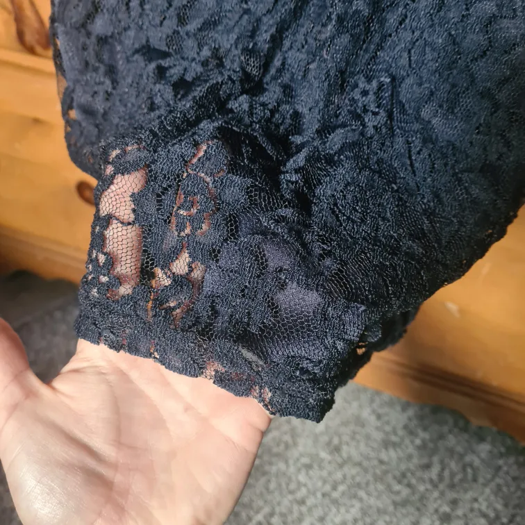 🏈Dark blue Lace Bodycon Dress🏈 image indicator(2)