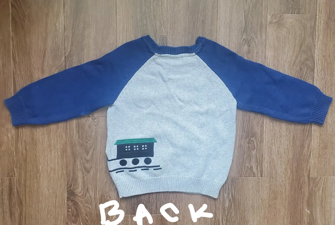 Gymboree Toddler Boy's Train Sweater - Size 3T image indicator(2)