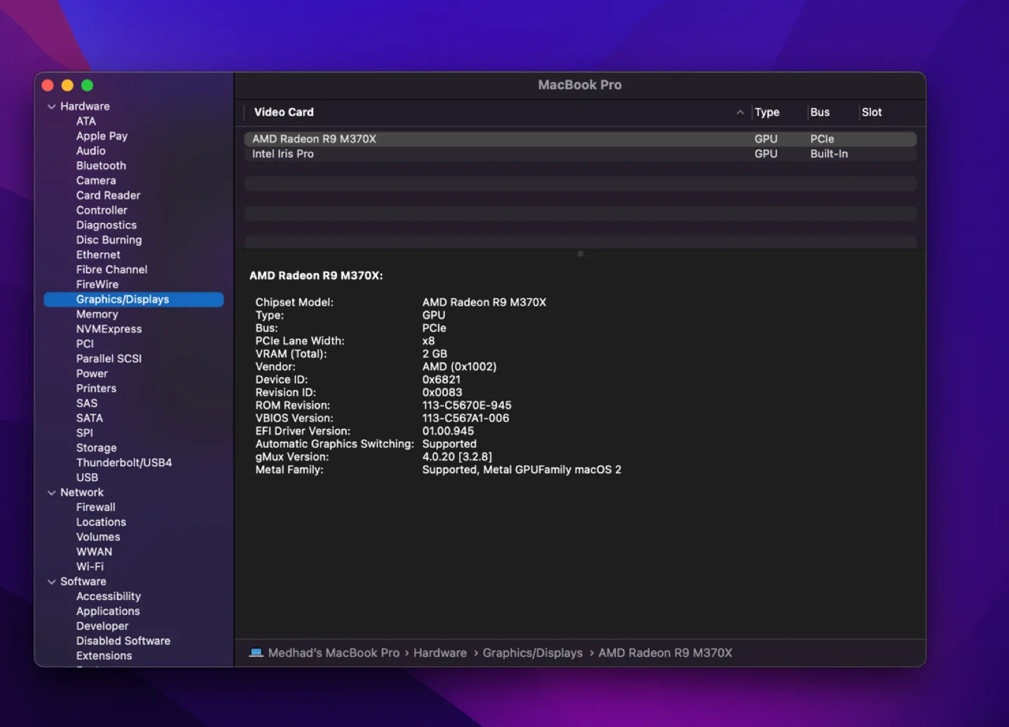 MacBook Pro 15 inch (Mid 2015), 2.5 GHz core i7, 512 GB SSD image indicator(6)