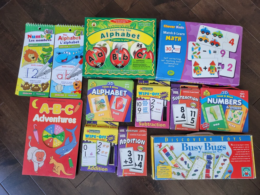 Bundle of Children's Educational Games & Books thumbnail