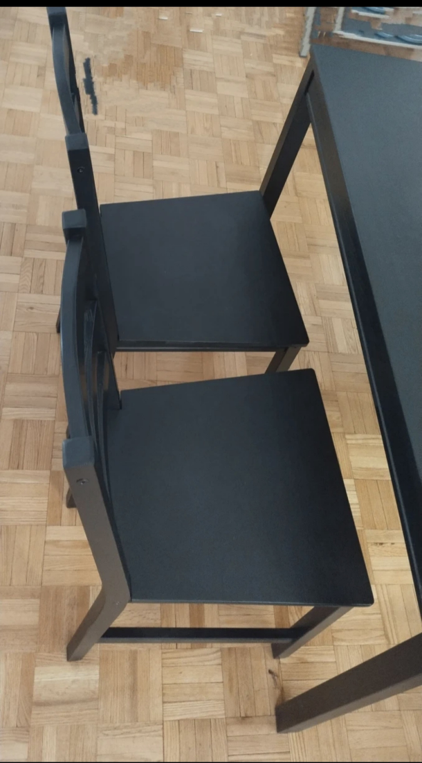 Assembled Ikea Dining Table with 4 Chairs - photo 2