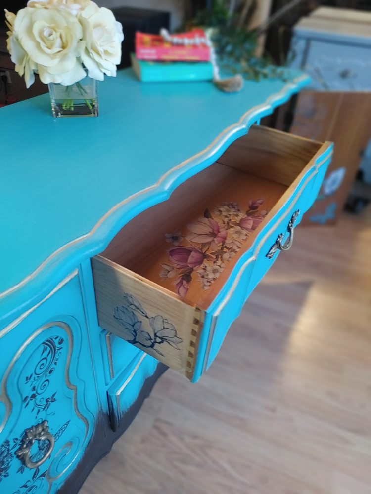 Upcycled Vintage French Provincial Style Buffet - photo 5