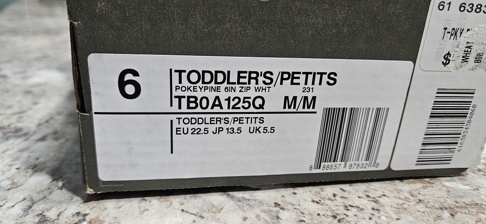 Timberland Toddler Boots Size 6 - photo 2